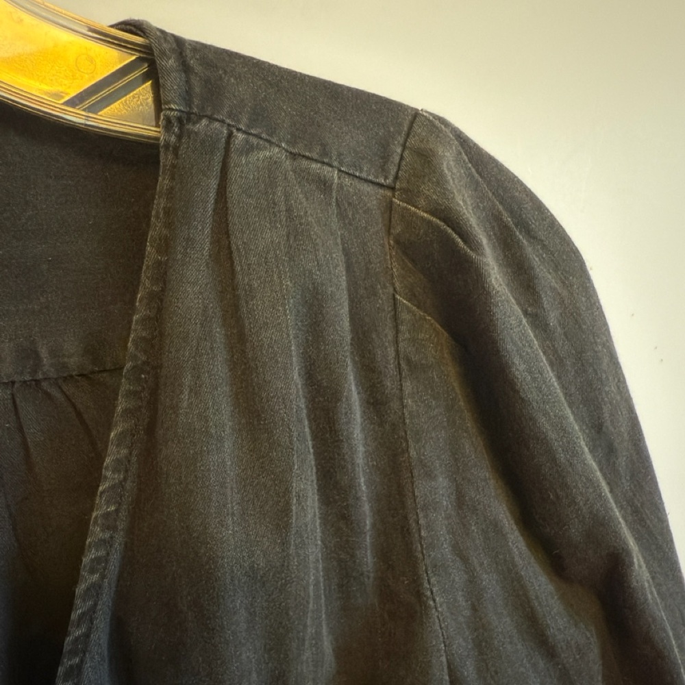 Madewell Tie Bottom Long Sleeved Top - Sz Small - Picture 7 of 12